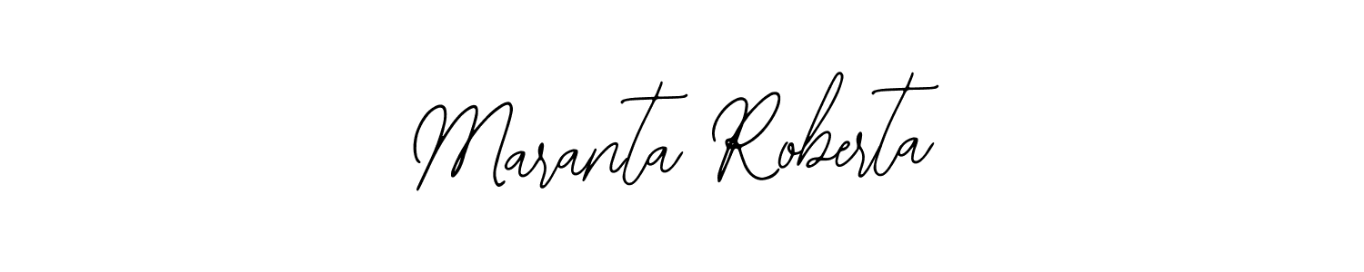 Similarly Bearetta-2O07w is the best handwritten signature design. Signature creator online .You can use it as an online autograph creator for name Maranta Roberta. Maranta Roberta signature style 12 images and pictures png