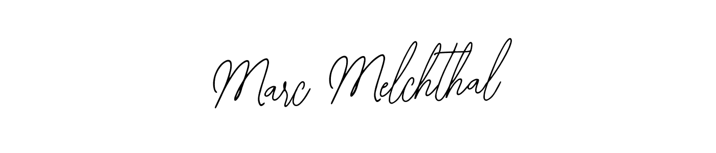 How to make Marc Melchthal name signature. Use Bearetta-2O07w style for creating short signs online. This is the latest handwritten sign. Marc Melchthal signature style 12 images and pictures png