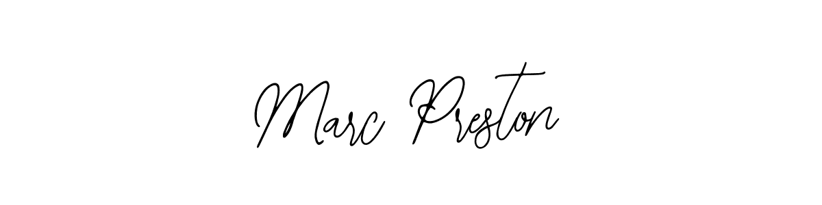 Make a beautiful signature design for name Marc Preston. With this signature (Bearetta-2O07w) style, you can create a handwritten signature for free. Marc Preston signature style 12 images and pictures png