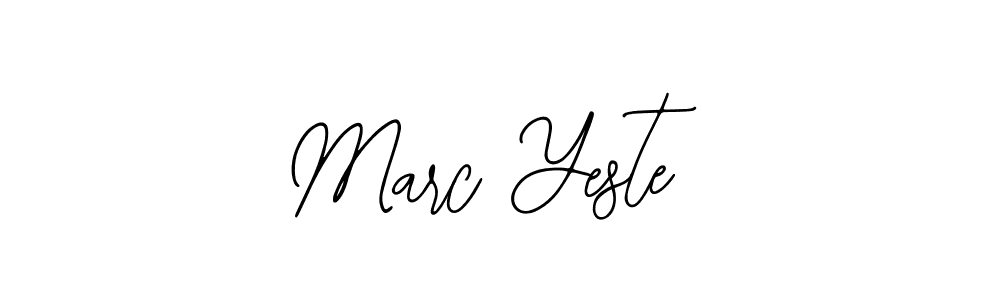 Use a signature maker to create a handwritten signature online. With this signature software, you can design (Bearetta-2O07w) your own signature for name Marc Yeste. Marc Yeste signature style 12 images and pictures png