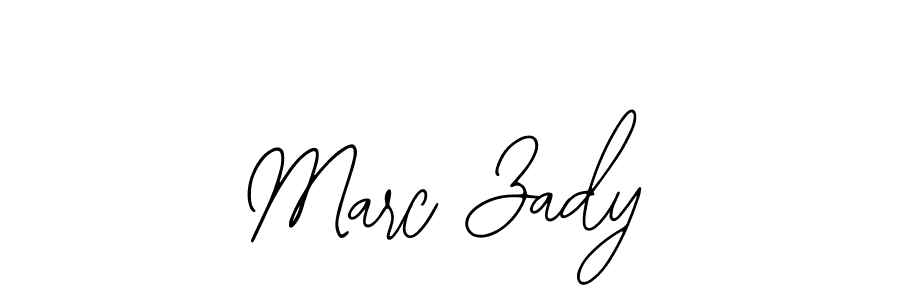 How to make Marc Zady name signature. Use Bearetta-2O07w style for creating short signs online. This is the latest handwritten sign. Marc Zady signature style 12 images and pictures png