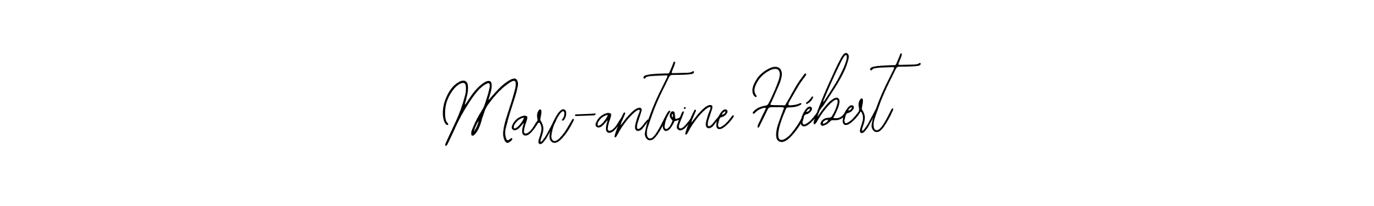 Use a signature maker to create a handwritten signature online. With this signature software, you can design (Bearetta-2O07w) your own signature for name Marc-antoine Hébert. Marc-antoine Hébert signature style 12 images and pictures png