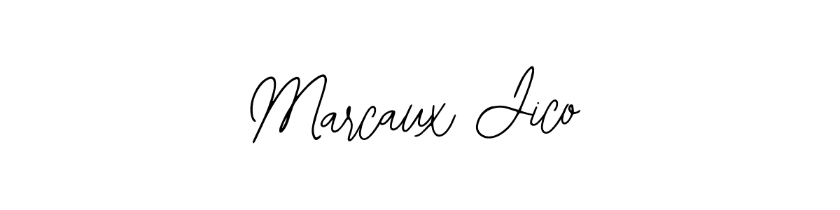 The best way (Bearetta-2O07w) to make a short signature is to pick only two or three words in your name. The name Marcaux Jico include a total of six letters. For converting this name. Marcaux Jico signature style 12 images and pictures png