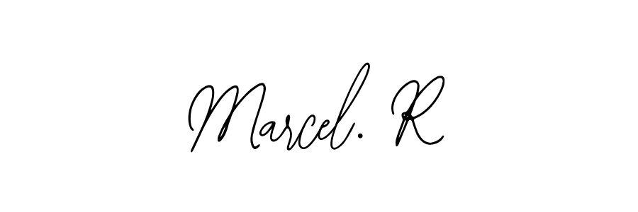 if you are searching for the best signature style for your name Marcel. R. so please give up your signature search. here we have designed multiple signature styles  using Bearetta-2O07w. Marcel. R signature style 12 images and pictures png