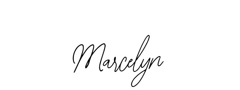 You should practise on your own different ways (Bearetta-2O07w) to write your name (Marcelyn) in signature. don't let someone else do it for you. Marcelyn signature style 12 images and pictures png