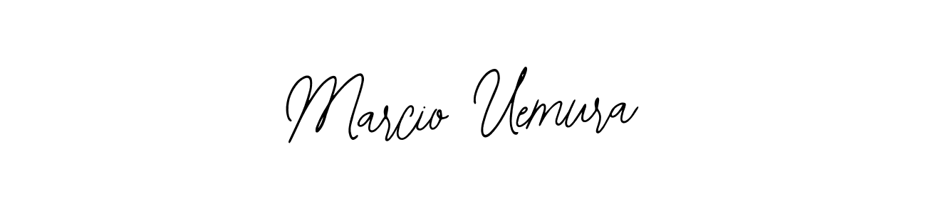 You should practise on your own different ways (Bearetta-2O07w) to write your name (Marcio Uemura) in signature. don't let someone else do it for you. Marcio Uemura signature style 12 images and pictures png