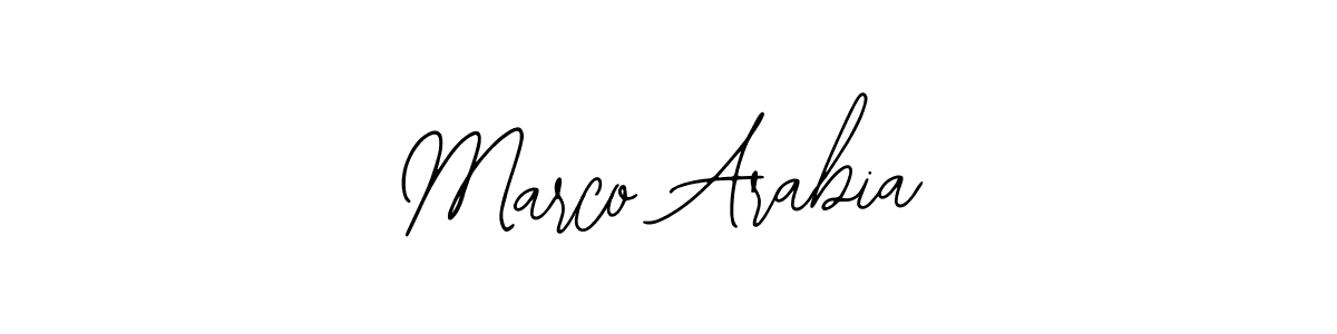 Bearetta-2O07w is a professional signature style that is perfect for those who want to add a touch of class to their signature. It is also a great choice for those who want to make their signature more unique. Get Marco Arabia name to fancy signature for free. Marco Arabia signature style 12 images and pictures png