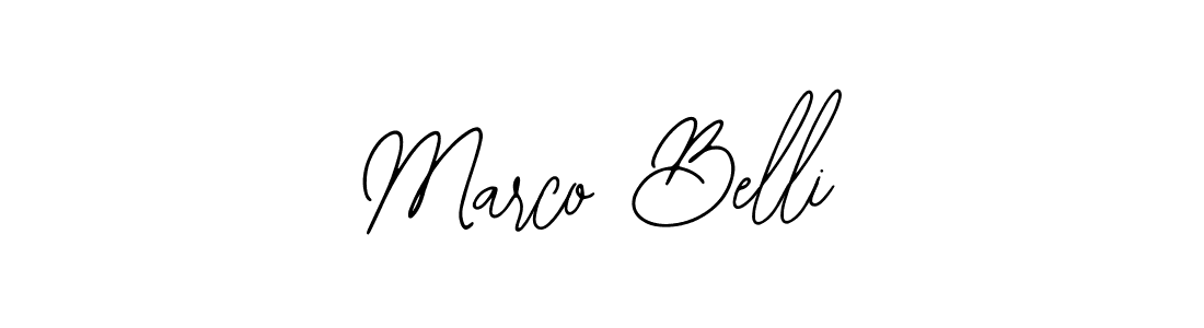 Use a signature maker to create a handwritten signature online. With this signature software, you can design (Bearetta-2O07w) your own signature for name Marco Belli. Marco Belli signature style 12 images and pictures png