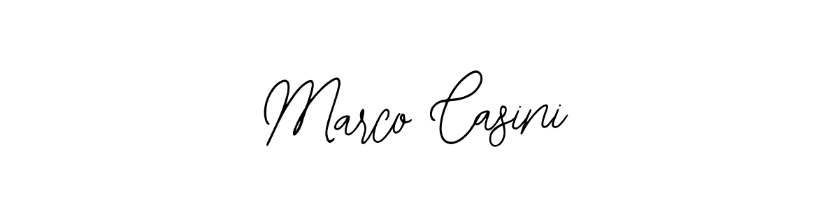 How to make Marco Casini name signature. Use Bearetta-2O07w style for creating short signs online. This is the latest handwritten sign. Marco Casini signature style 12 images and pictures png