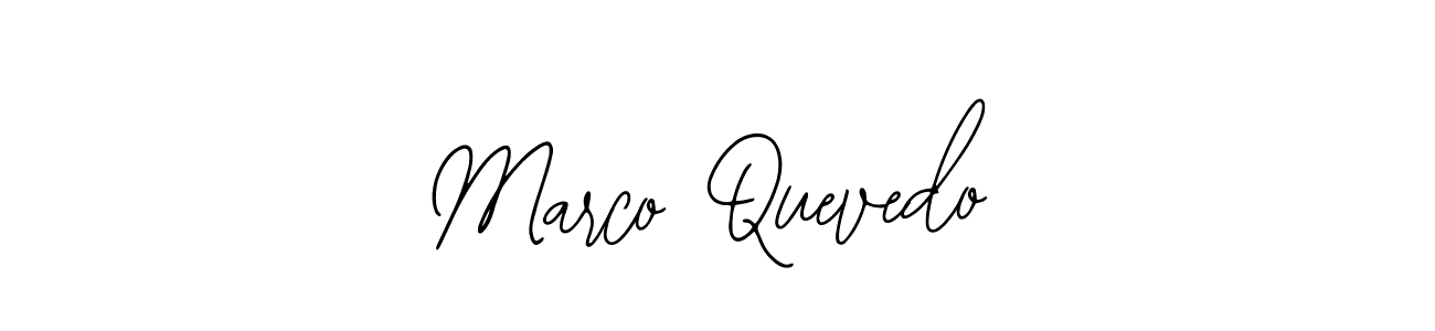 You should practise on your own different ways (Bearetta-2O07w) to write your name (Marco Quevedo) in signature. don't let someone else do it for you. Marco Quevedo signature style 12 images and pictures png