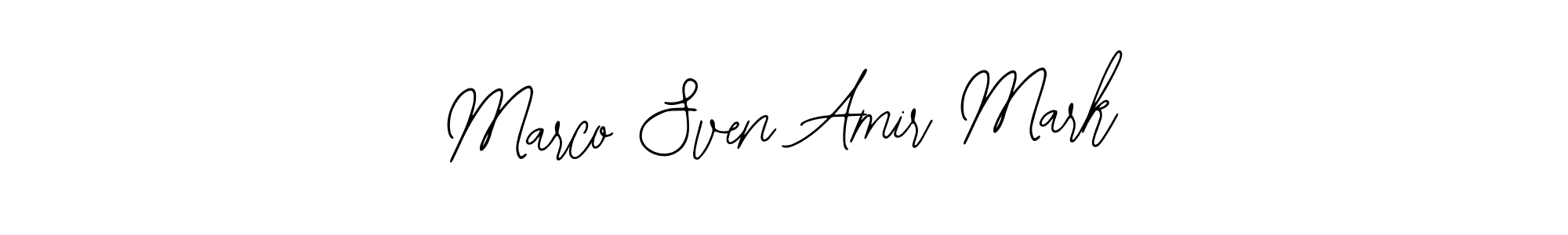 Make a beautiful signature design for name Marco Sven Amir Mark. Use this online signature maker to create a handwritten signature for free. Marco Sven Amir Mark signature style 12 images and pictures png