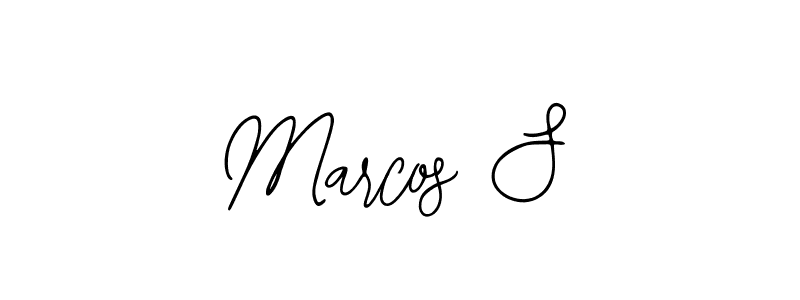 Design your own signature with our free online signature maker. With this signature software, you can create a handwritten (Bearetta-2O07w) signature for name Marcos S. Marcos S signature style 12 images and pictures png