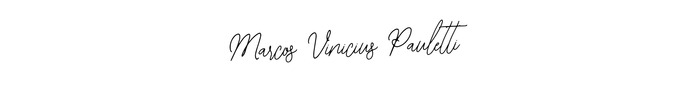 Create a beautiful signature design for name Marcos Vinicius Pauletti. With this signature (Bearetta-2O07w) fonts, you can make a handwritten signature for free. Marcos Vinicius Pauletti signature style 12 images and pictures png