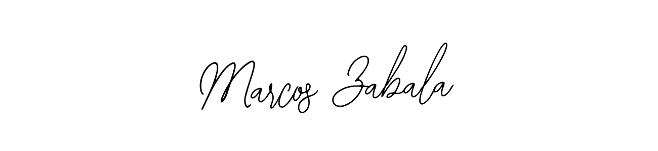 How to make Marcos Zabala signature? Bearetta-2O07w is a professional autograph style. Create handwritten signature for Marcos Zabala name. Marcos Zabala signature style 12 images and pictures png