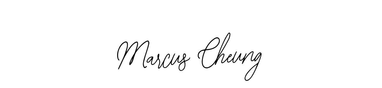 Use a signature maker to create a handwritten signature online. With this signature software, you can design (Bearetta-2O07w) your own signature for name Marcus Cheung. Marcus Cheung signature style 12 images and pictures png