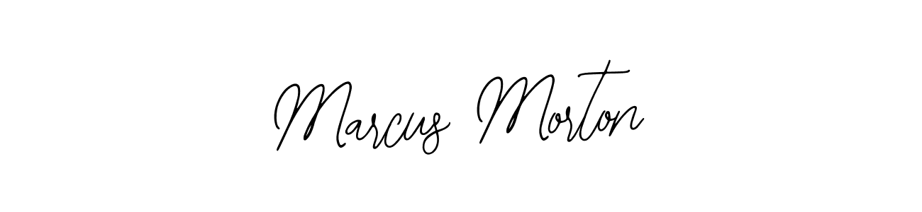 Use a signature maker to create a handwritten signature online. With this signature software, you can design (Bearetta-2O07w) your own signature for name Marcus Morton. Marcus Morton signature style 12 images and pictures png