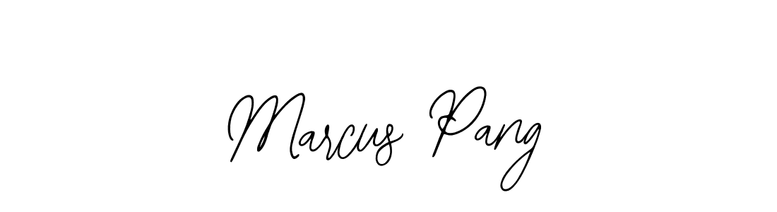 Make a beautiful signature design for name Marcus Pang. Use this online signature maker to create a handwritten signature for free. Marcus Pang signature style 12 images and pictures png