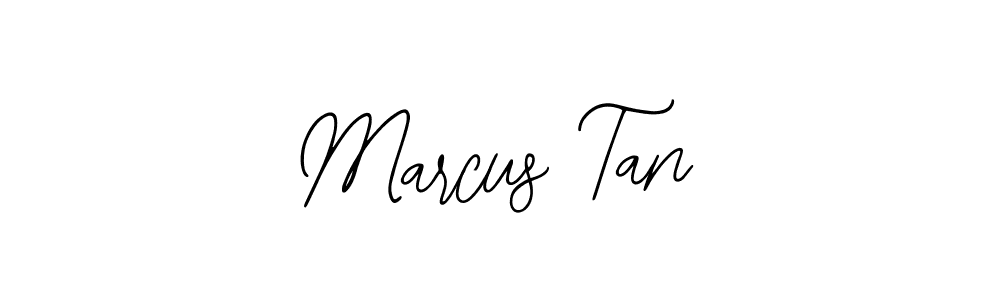 How to make Marcus Tan name signature. Use Bearetta-2O07w style for creating short signs online. This is the latest handwritten sign. Marcus Tan signature style 12 images and pictures png