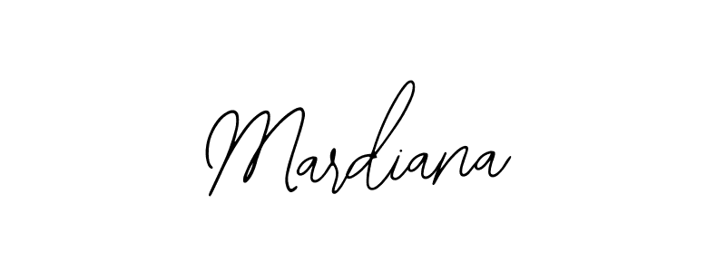 The best way (Bearetta-2O07w) to make a short signature is to pick only two or three words in your name. The name Mardiana include a total of six letters. For converting this name. Mardiana signature style 12 images and pictures png