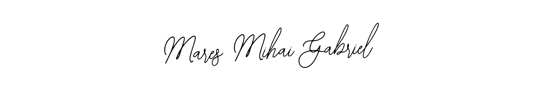 The best way (Bearetta-2O07w) to make a short signature is to pick only two or three words in your name. The name Mares Mihai Gabriel include a total of six letters. For converting this name. Mares Mihai Gabriel signature style 12 images and pictures png