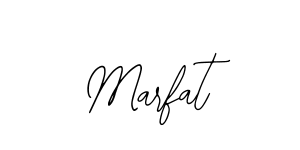 You should practise on your own different ways (Bearetta-2O07w) to write your name (Marfat) in signature. don't let someone else do it for you. Marfat signature style 12 images and pictures png