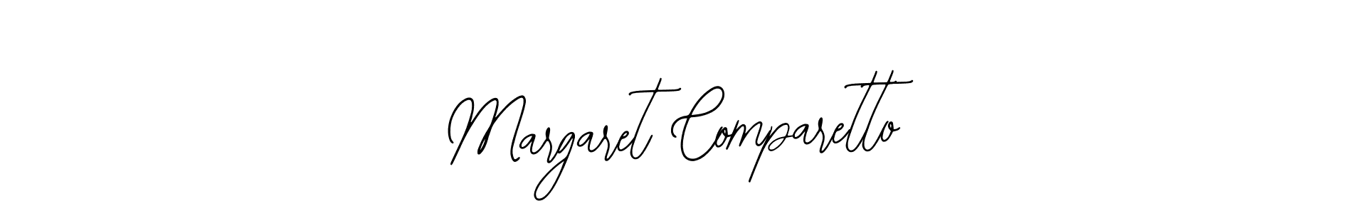 Similarly Bearetta-2O07w is the best handwritten signature design. Signature creator online .You can use it as an online autograph creator for name Margaret Comparetto. Margaret Comparetto signature style 12 images and pictures png