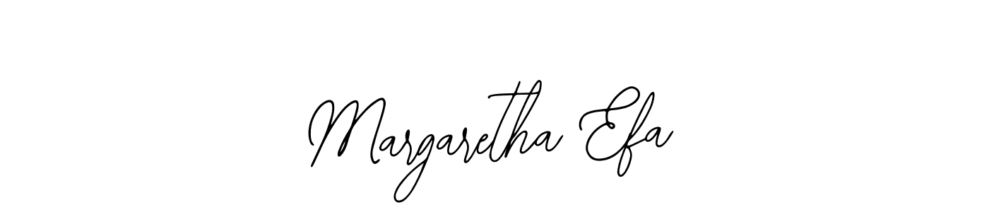 It looks lik you need a new signature style for name Margaretha Efa. Design unique handwritten (Bearetta-2O07w) signature with our free signature maker in just a few clicks. Margaretha Efa signature style 12 images and pictures png