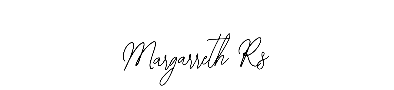 The best way (Bearetta-2O07w) to make a short signature is to pick only two or three words in your name. The name Margarreth Rs include a total of six letters. For converting this name. Margarreth Rs signature style 12 images and pictures png