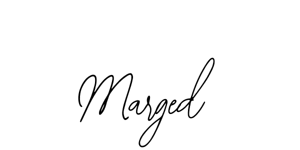 Also we have Marged name is the best signature style. Create professional handwritten signature collection using Bearetta-2O07w autograph style. Marged signature style 12 images and pictures png