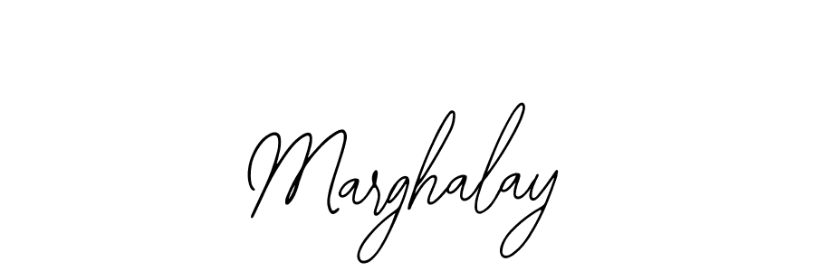 How to make Marghalay name signature. Use Bearetta-2O07w style for creating short signs online. This is the latest handwritten sign. Marghalay signature style 12 images and pictures png