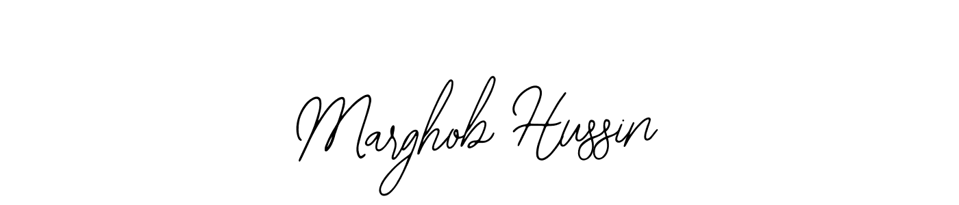 Similarly Bearetta-2O07w is the best handwritten signature design. Signature creator online .You can use it as an online autograph creator for name Marghob Hussin. Marghob Hussin signature style 12 images and pictures png