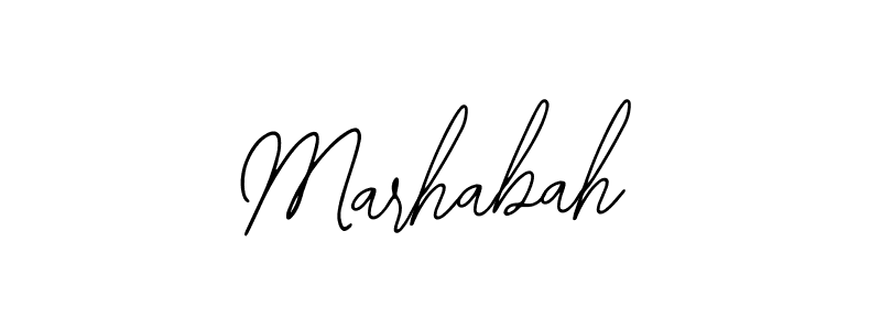 Bearetta-2O07w is a professional signature style that is perfect for those who want to add a touch of class to their signature. It is also a great choice for those who want to make their signature more unique. Get Marhabah name to fancy signature for free. Marhabah signature style 12 images and pictures png