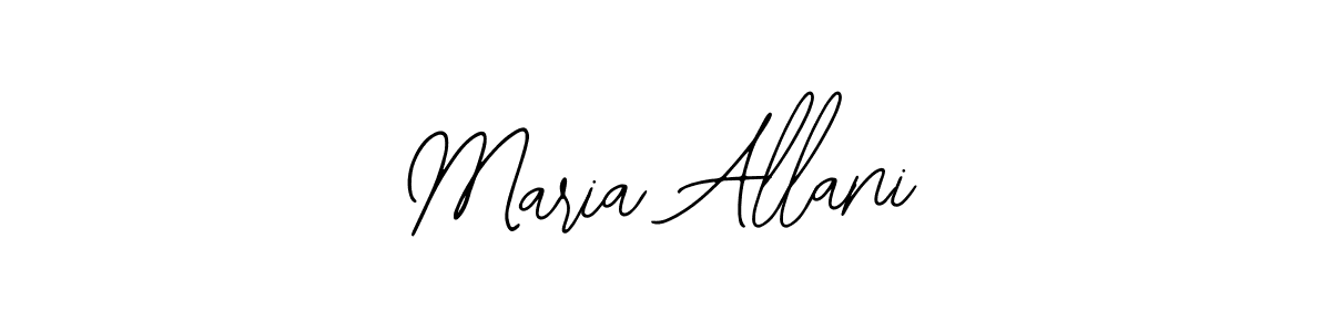 Make a beautiful signature design for name Maria Allani. With this signature (Bearetta-2O07w) style, you can create a handwritten signature for free. Maria Allani signature style 12 images and pictures png