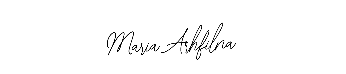 Create a beautiful signature design for name Maria Arhfilna. With this signature (Bearetta-2O07w) fonts, you can make a handwritten signature for free. Maria Arhfilna signature style 12 images and pictures png