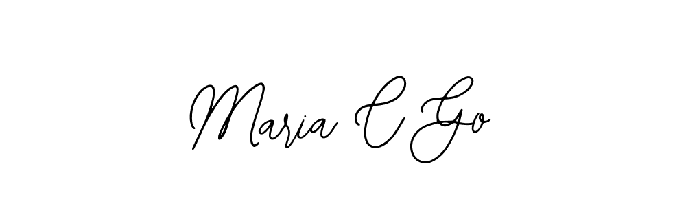 How to make Maria C Go signature? Bearetta-2O07w is a professional autograph style. Create handwritten signature for Maria C Go name. Maria C Go signature style 12 images and pictures png