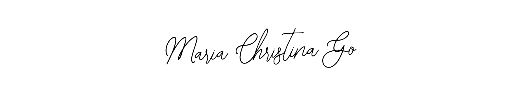 How to make Maria Christina Go signature? Bearetta-2O07w is a professional autograph style. Create handwritten signature for Maria Christina Go name. Maria Christina Go signature style 12 images and pictures png