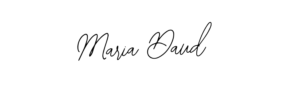 Use a signature maker to create a handwritten signature online. With this signature software, you can design (Bearetta-2O07w) your own signature for name Maria Daud. Maria Daud signature style 12 images and pictures png