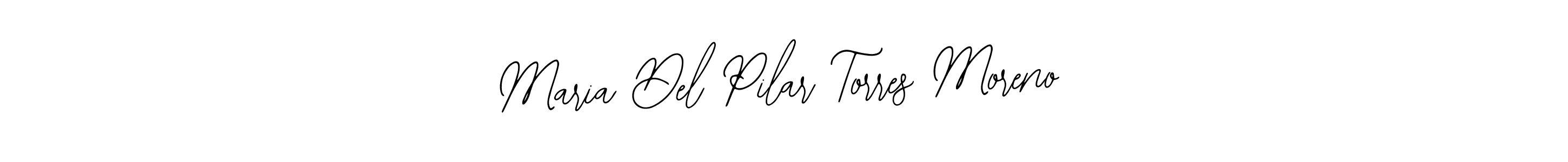 The best way (Bearetta-2O07w) to make a short signature is to pick only two or three words in your name. The name Maria Del Pilar Torres Moreno include a total of six letters. For converting this name. Maria Del Pilar Torres Moreno signature style 12 images and pictures png