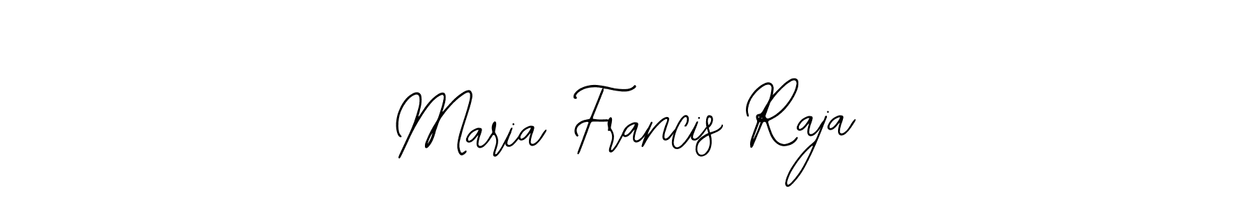 Also You can easily find your signature by using the search form. We will create Maria Francis Raja name handwritten signature images for you free of cost using Bearetta-2O07w sign style. Maria Francis Raja signature style 12 images and pictures png