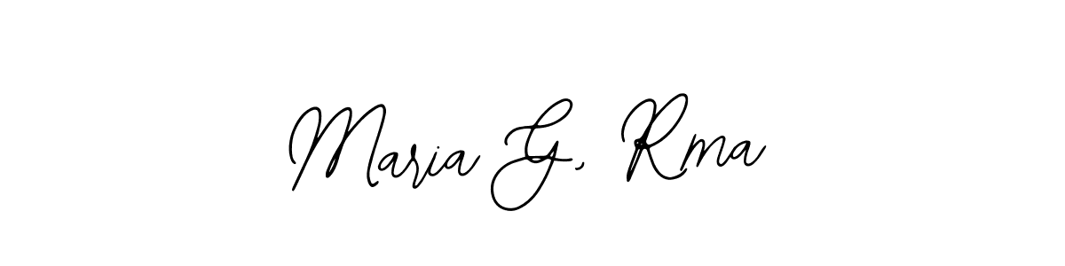 You should practise on your own different ways (Bearetta-2O07w) to write your name (Maria G, Rma) in signature. don't let someone else do it for you. Maria G, Rma signature style 12 images and pictures png