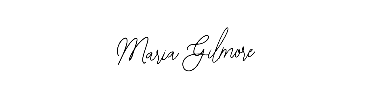 How to make Maria Gilmore name signature. Use Bearetta-2O07w style for creating short signs online. This is the latest handwritten sign. Maria Gilmore signature style 12 images and pictures png
