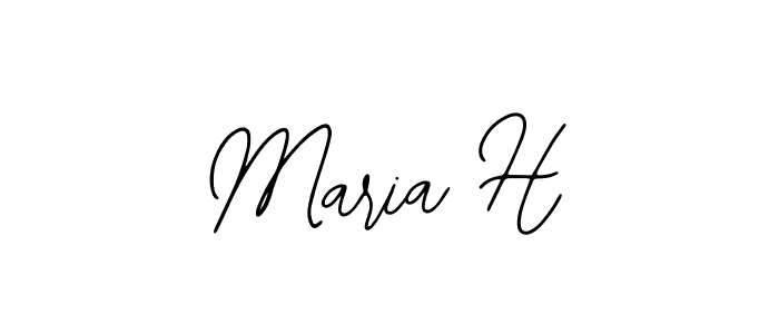 It looks lik you need a new signature style for name Maria H. Design unique handwritten (Bearetta-2O07w) signature with our free signature maker in just a few clicks. Maria H signature style 12 images and pictures png