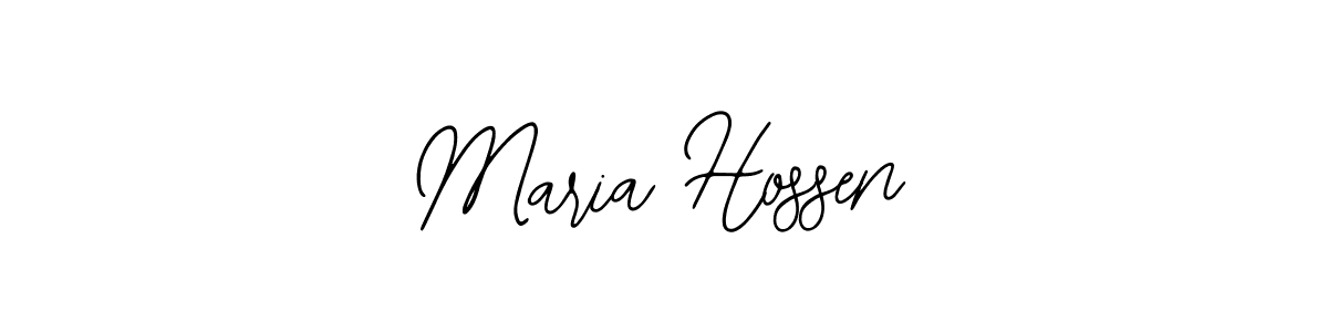 The best way (Bearetta-2O07w) to make a short signature is to pick only two or three words in your name. The name Maria Hossen include a total of six letters. For converting this name. Maria Hossen signature style 12 images and pictures png