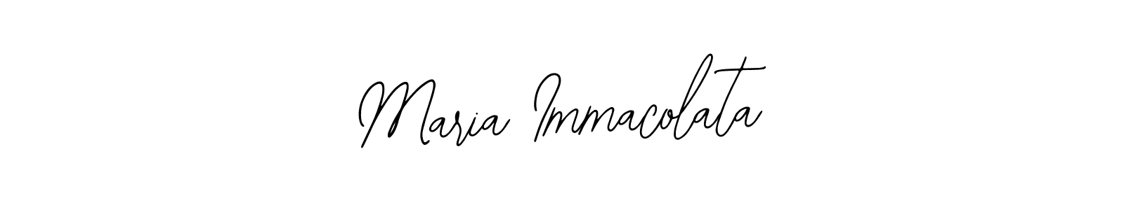 Create a beautiful signature design for name Maria Immacolata. With this signature (Bearetta-2O07w) fonts, you can make a handwritten signature for free. Maria Immacolata signature style 12 images and pictures png