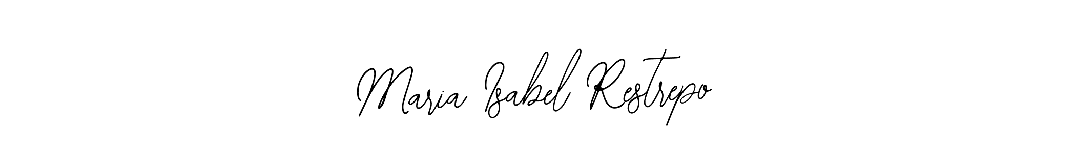 Also You can easily find your signature by using the search form. We will create Maria Isabel Restrepo name handwritten signature images for you free of cost using Bearetta-2O07w sign style. Maria Isabel Restrepo signature style 12 images and pictures png