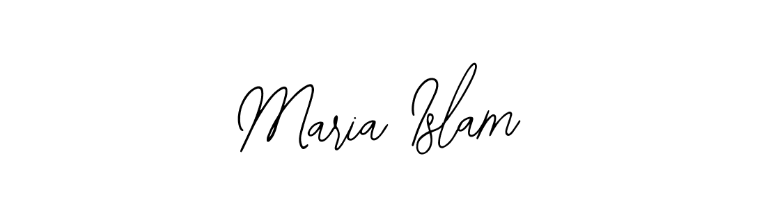 Also You can easily find your signature by using the search form. We will create Maria Islam name handwritten signature images for you free of cost using Bearetta-2O07w sign style. Maria Islam signature style 12 images and pictures png
