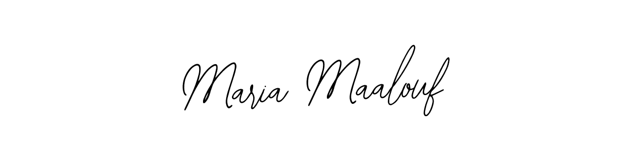 Design your own signature with our free online signature maker. With this signature software, you can create a handwritten (Bearetta-2O07w) signature for name Maria Maalouf. Maria Maalouf signature style 12 images and pictures png