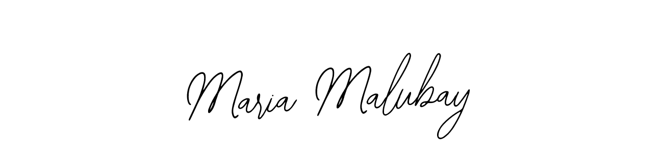 Make a short Maria Malubay signature style. Manage your documents anywhere anytime using Bearetta-2O07w. Create and add eSignatures, submit forms, share and send files easily. Maria Malubay signature style 12 images and pictures png