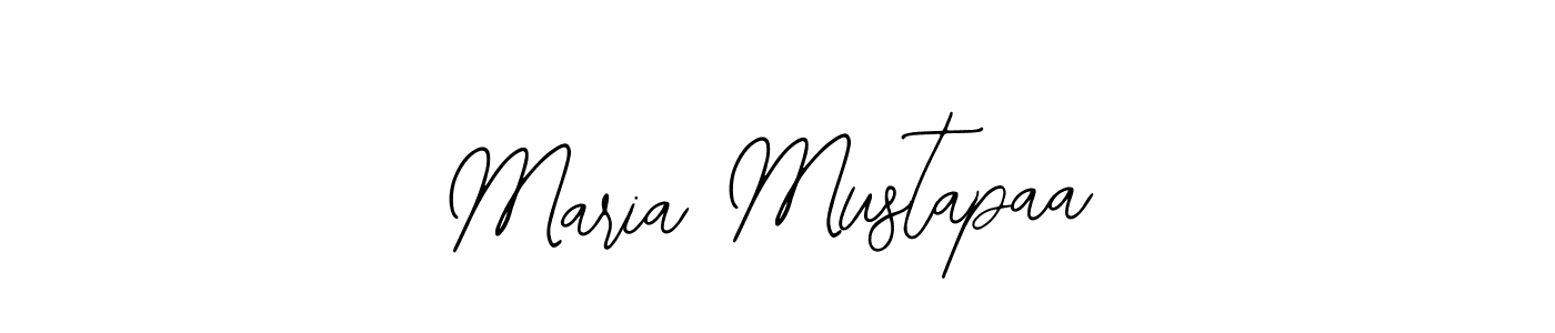 It looks lik you need a new signature style for name Maria Mustapaa. Design unique handwritten (Bearetta-2O07w) signature with our free signature maker in just a few clicks. Maria Mustapaa signature style 12 images and pictures png
