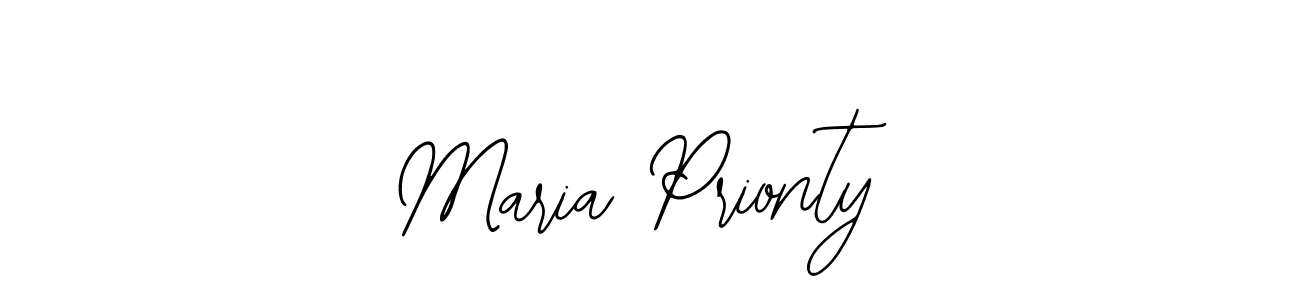 How to make Maria Prionty signature? Bearetta-2O07w is a professional autograph style. Create handwritten signature for Maria Prionty name. Maria Prionty signature style 12 images and pictures png